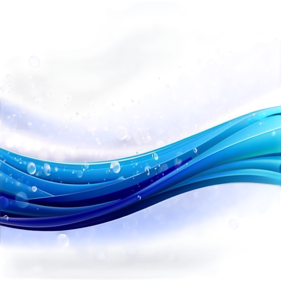 Digital Blue Wave Png Qpt91 PNG Image