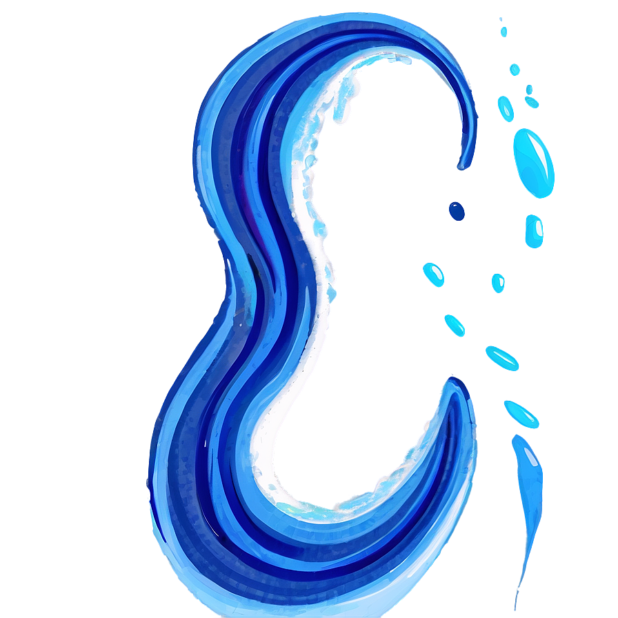 Digital Blue Wave Png Tcv33 PNG Image