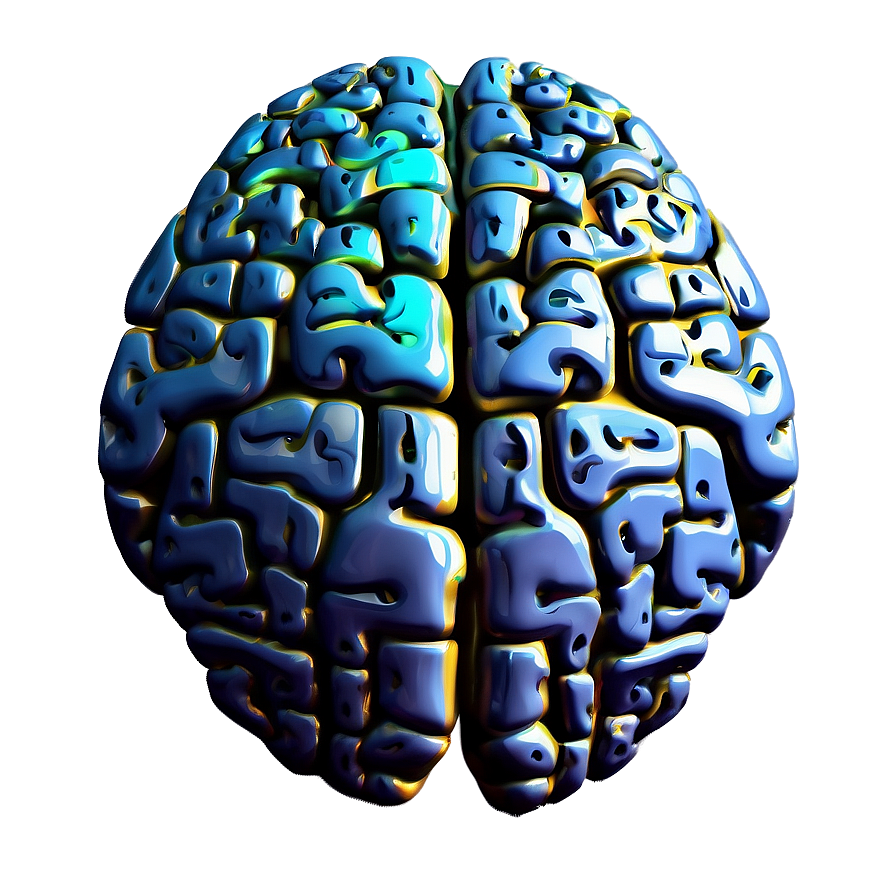 Digital Brain Graphic Png Rhq PNG Image