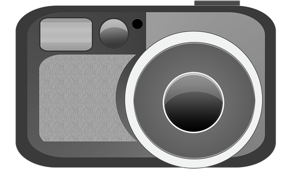 Digital Camera Vector Illustration PNG Image