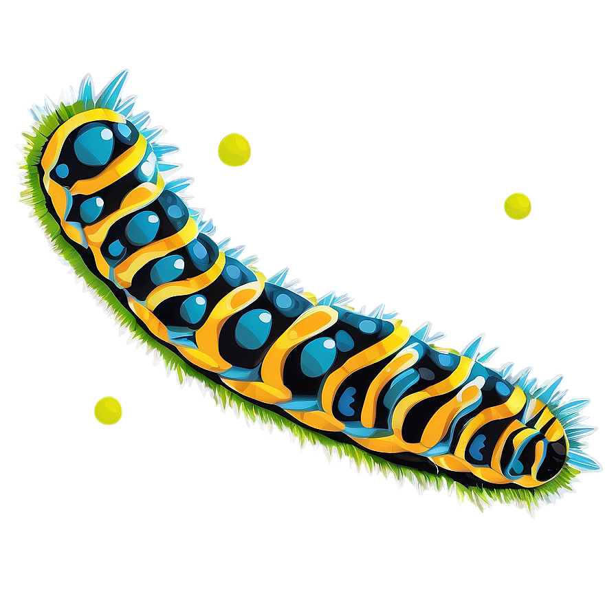 Digital Caterpillar Graphic Png 47 PNG Image