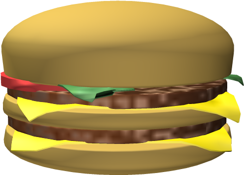 Digital Cheeseburger Illustration PNG Image