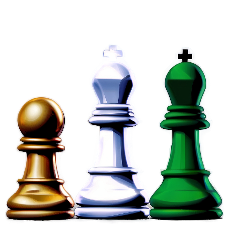 Digital Chess Pawn Artwork Png 06132024 PNG Image