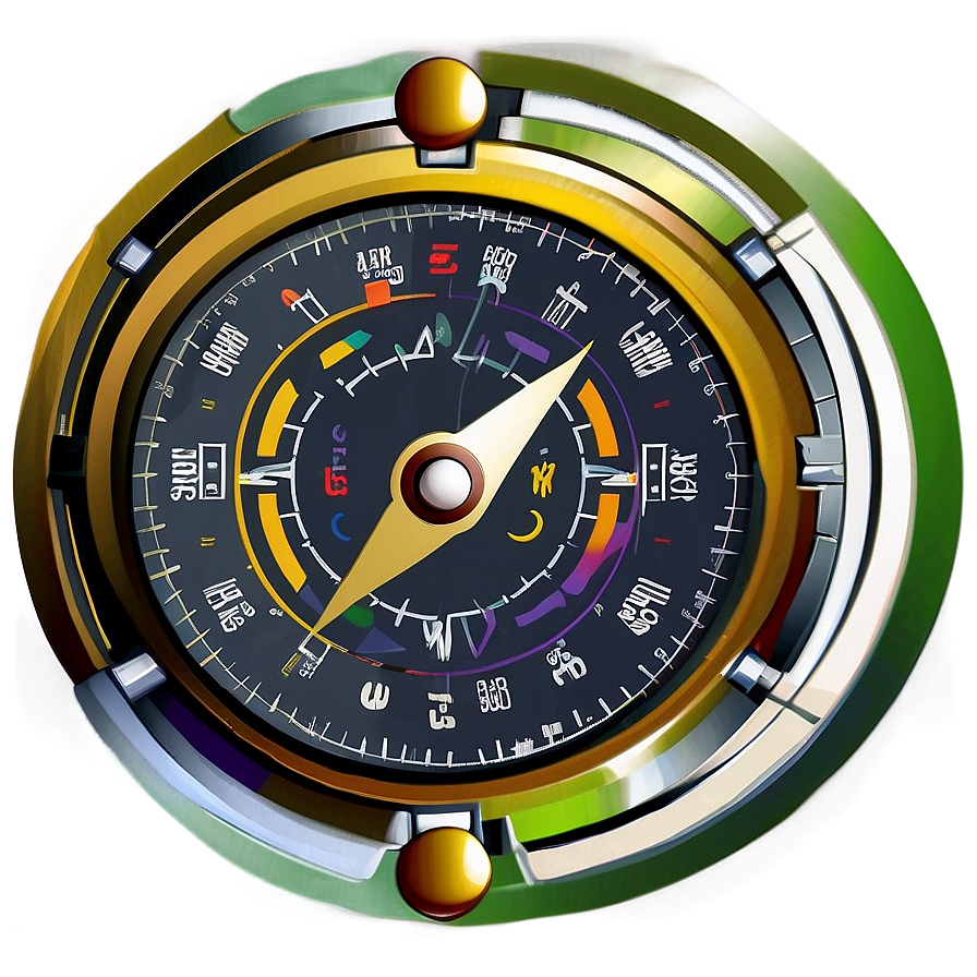 Digital Compass Interface Png Fka80 PNG Image