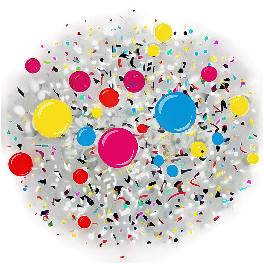 Digital Confetti Png Kut PNG Image