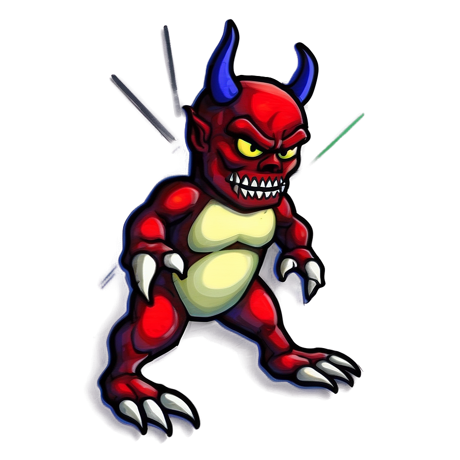 Digital Devil Art Png Yat PNG Image