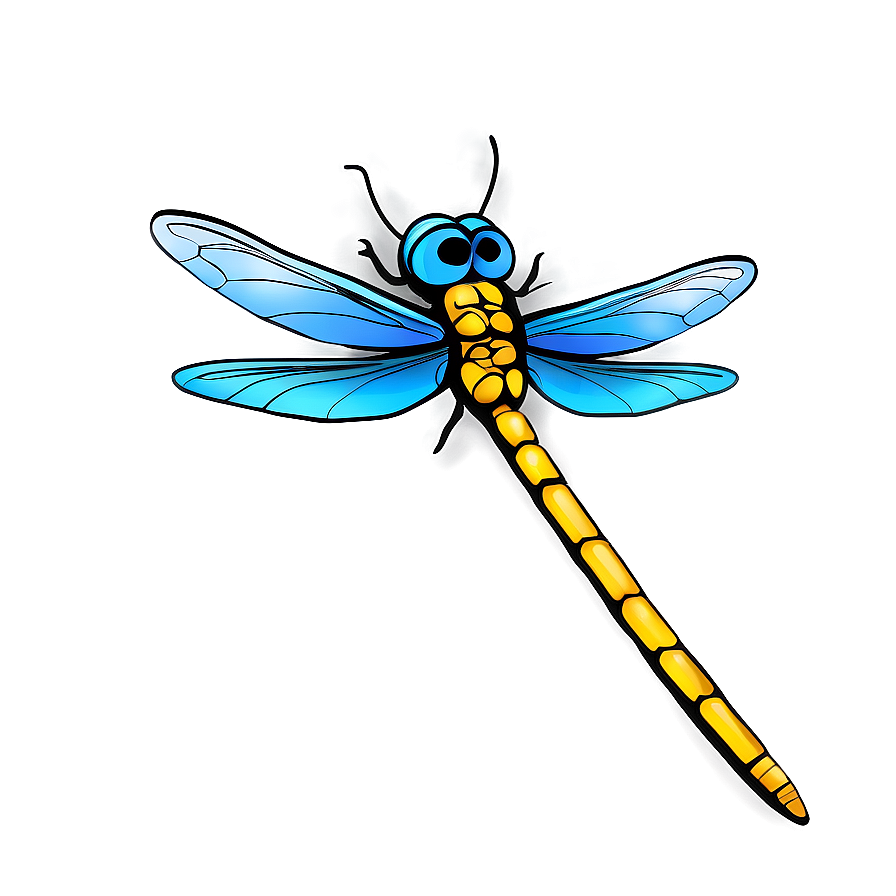 Digital Dragonfly Png Ikb PNG Image