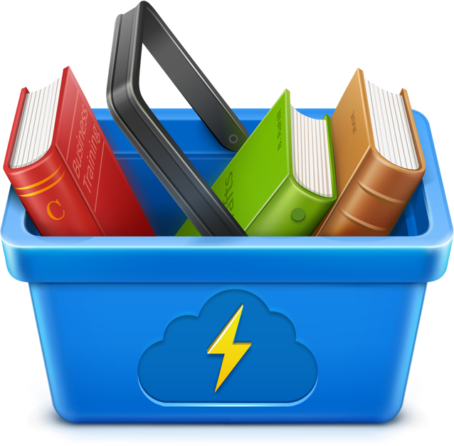 Digital Education Resources Icon PNG Image