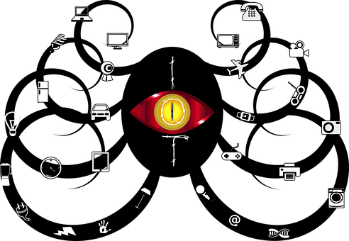 Digital Eye Surveillance PNG Image