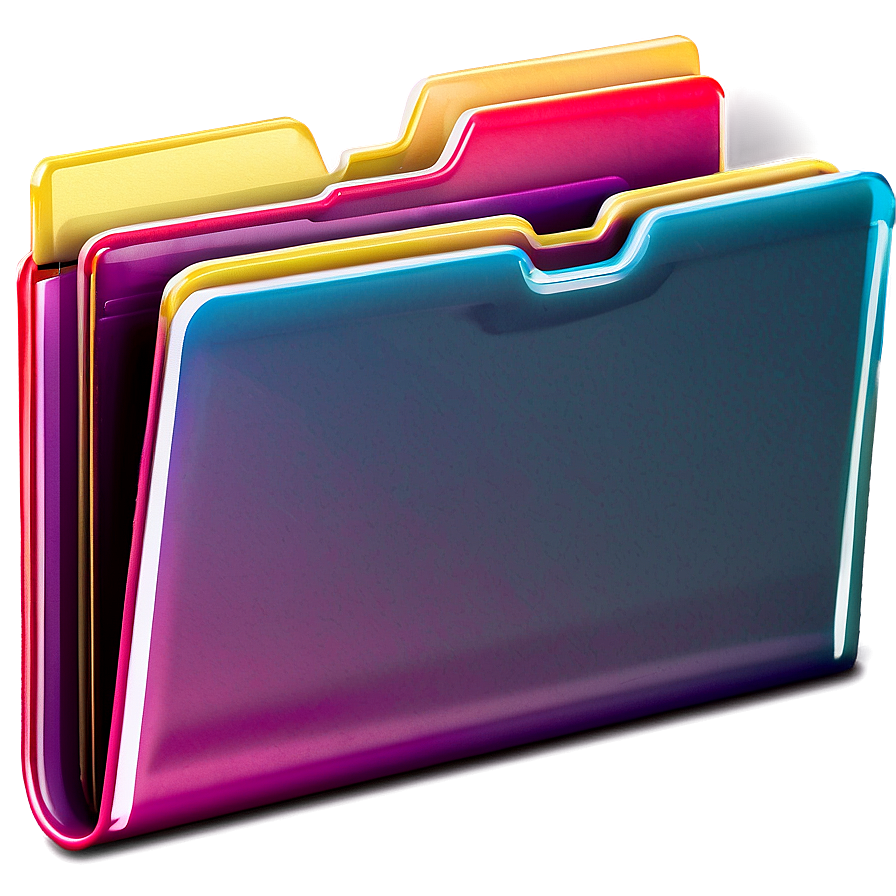 Digital File Folder Png Eqx55 PNG Image