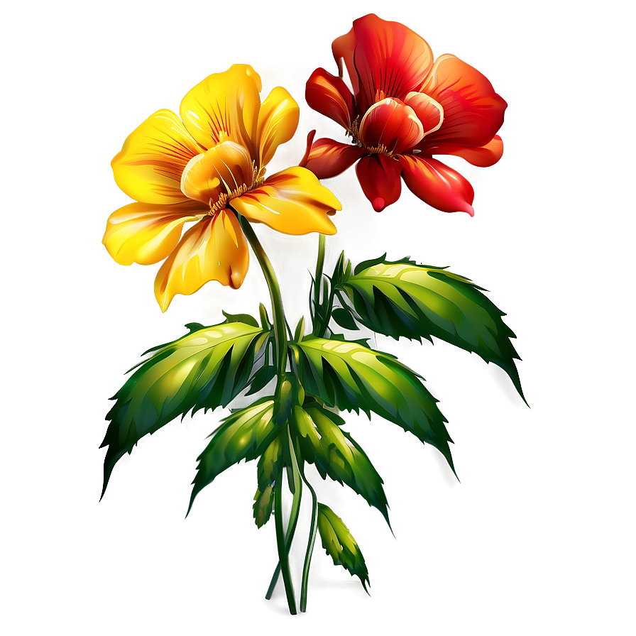 Digital Flower Clipart Png 05252024 PNG Image