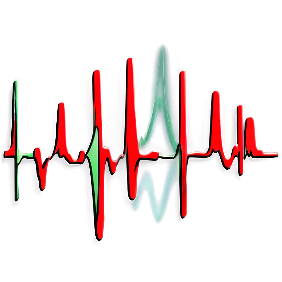 Digital Heartbeat Line Png Kjj75 PNG Image