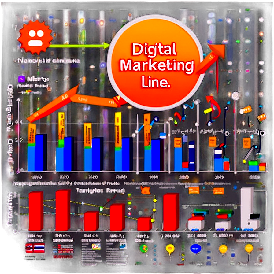 Digital Marketing Line Chart Png Ldo PNG Image