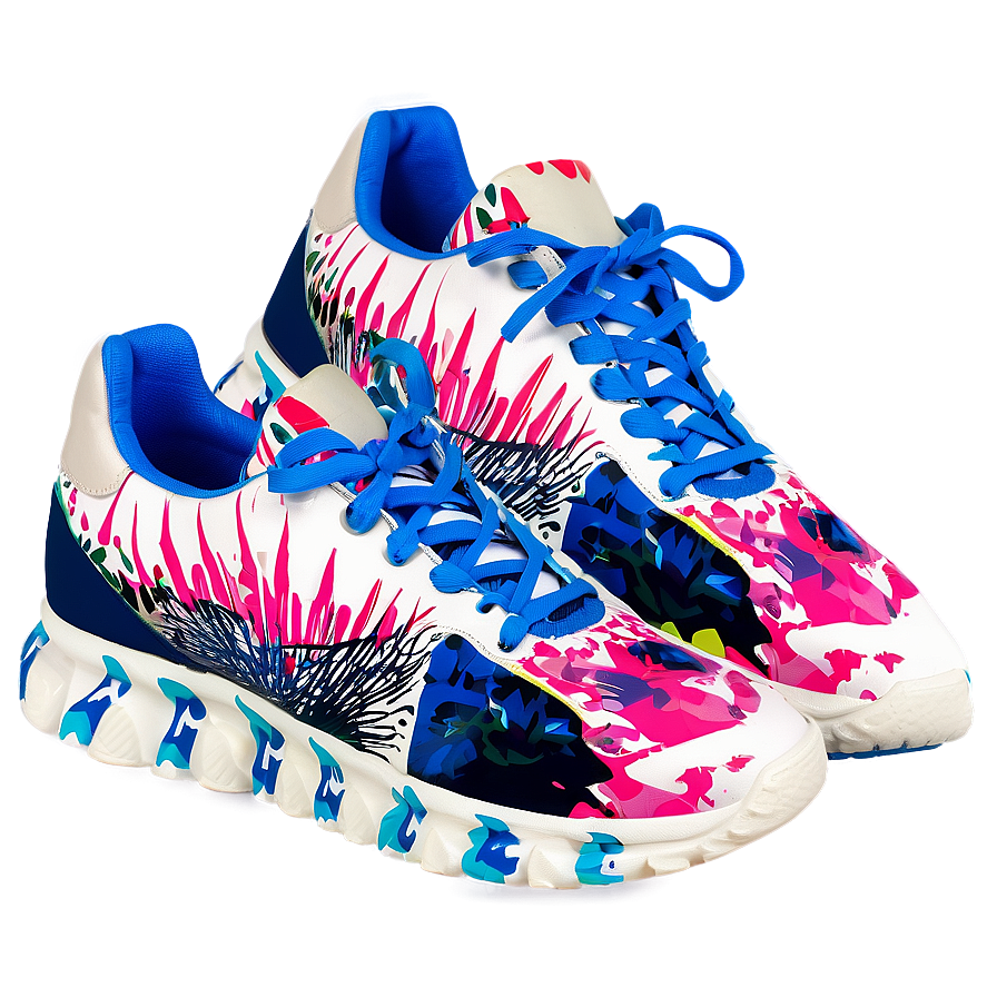 Digital Print Sneakers Png Fsl PNG Image