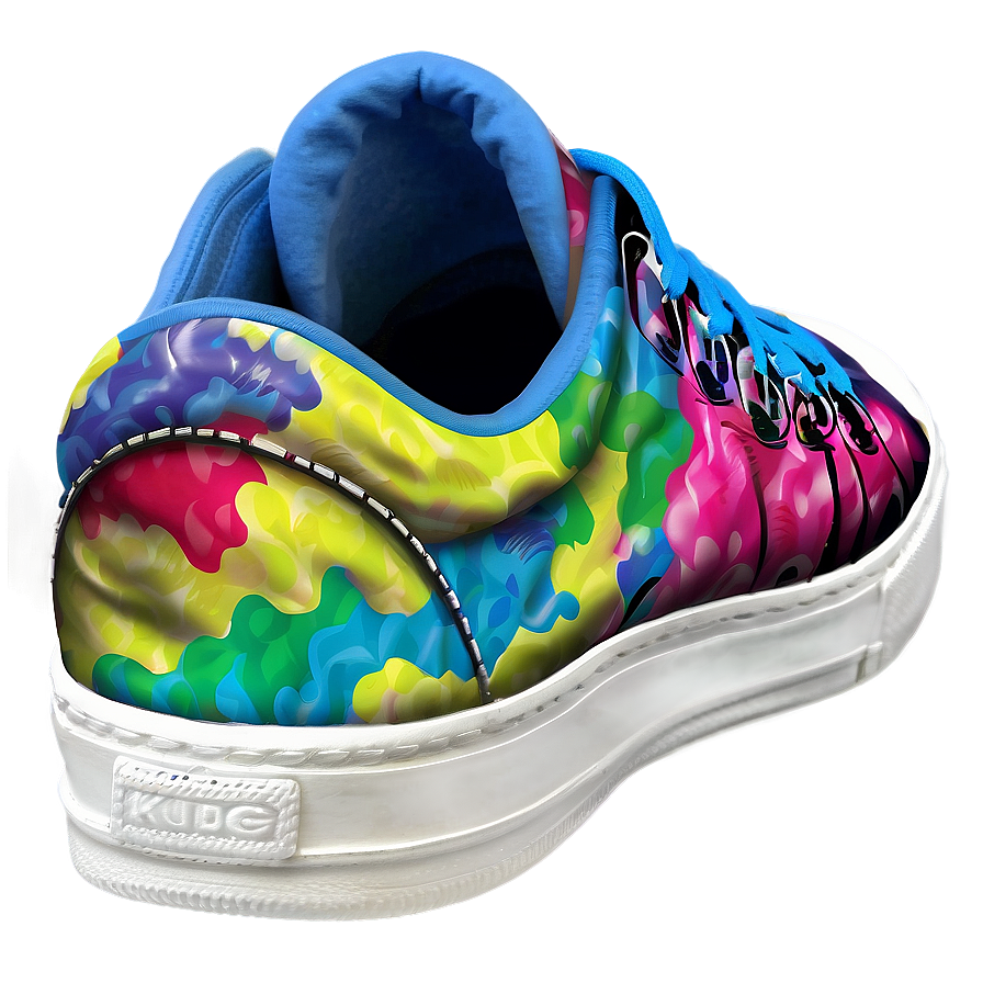 Digital Print Sneakers Png Wnj55 PNG Image