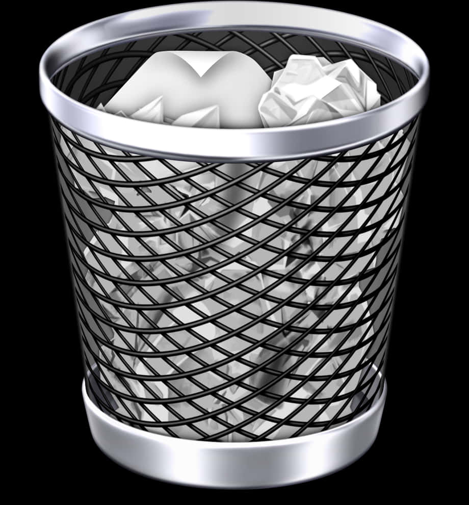 Digital Recycle Bin Icon PNG Image