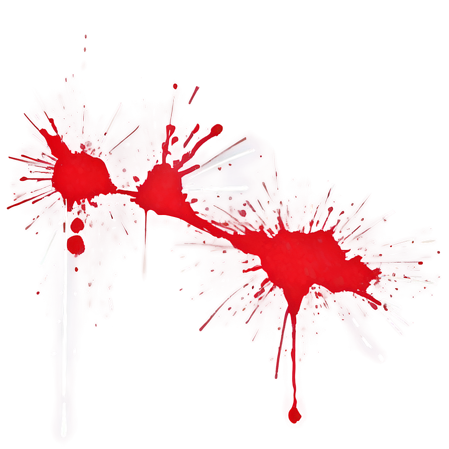 Digital Red Splatter Artwork Png Pwg PNG Image