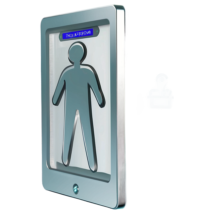 Digital Restroom Sign Png Gnu13 PNG Image