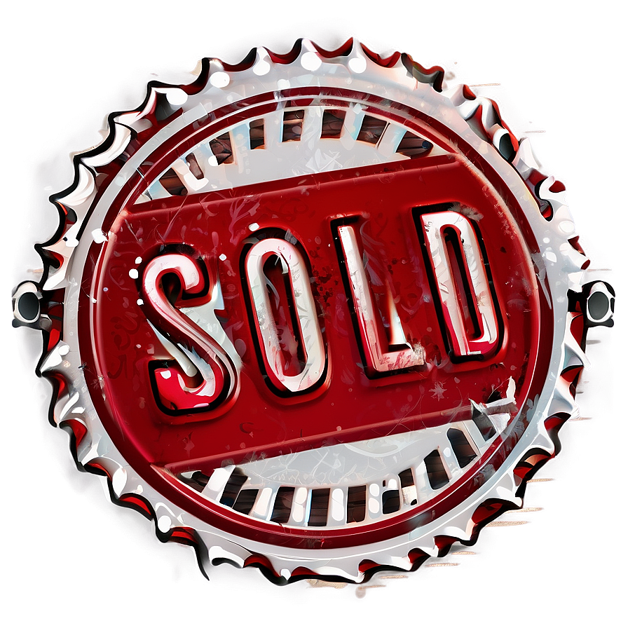 Digital Sold Stamp Png Njh PNG Image