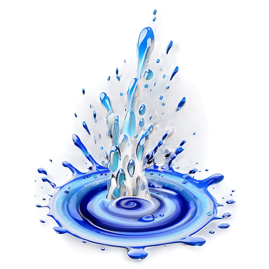 Digital Splash Effect Png 83 PNG Image