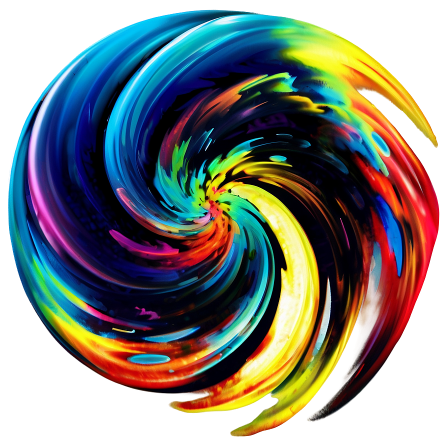 Digital Swirl Effect Png Mqh32 PNG Image