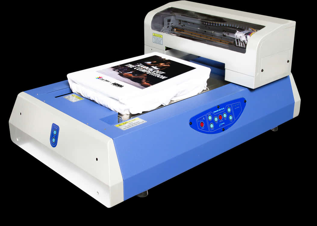 Digital T Shirt Printing Machine PNG Image