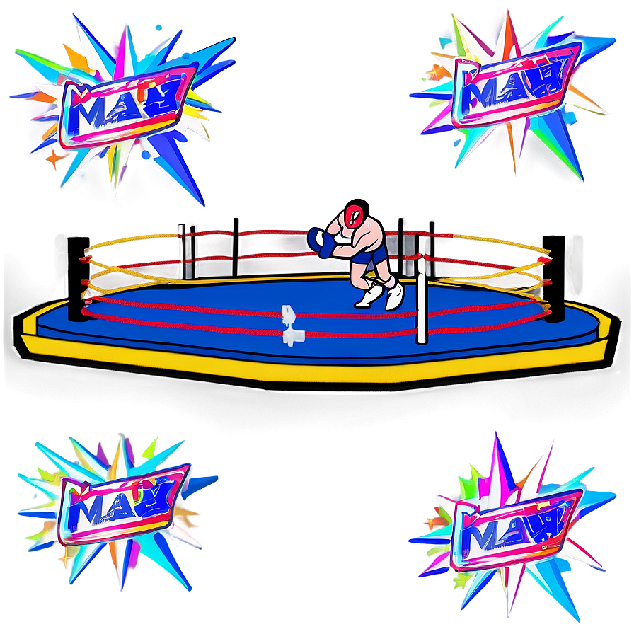 Digital Wrestling Ring Drawing Png 65 PNG Image