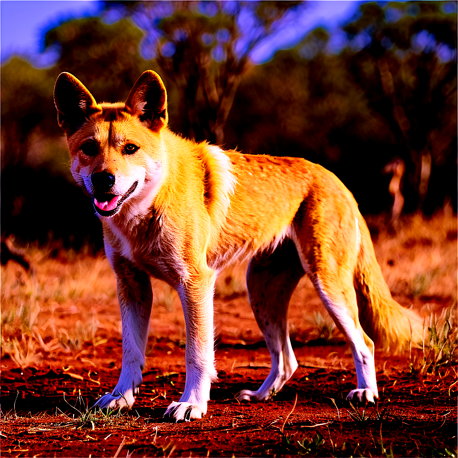 Dingo In Australian Outback Png Dsw78 PNG Image