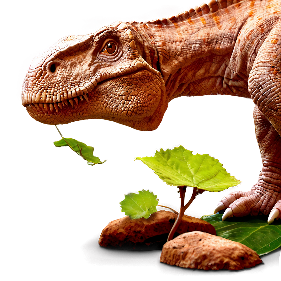 Dino Eating Leaves Png Lli PNG Image