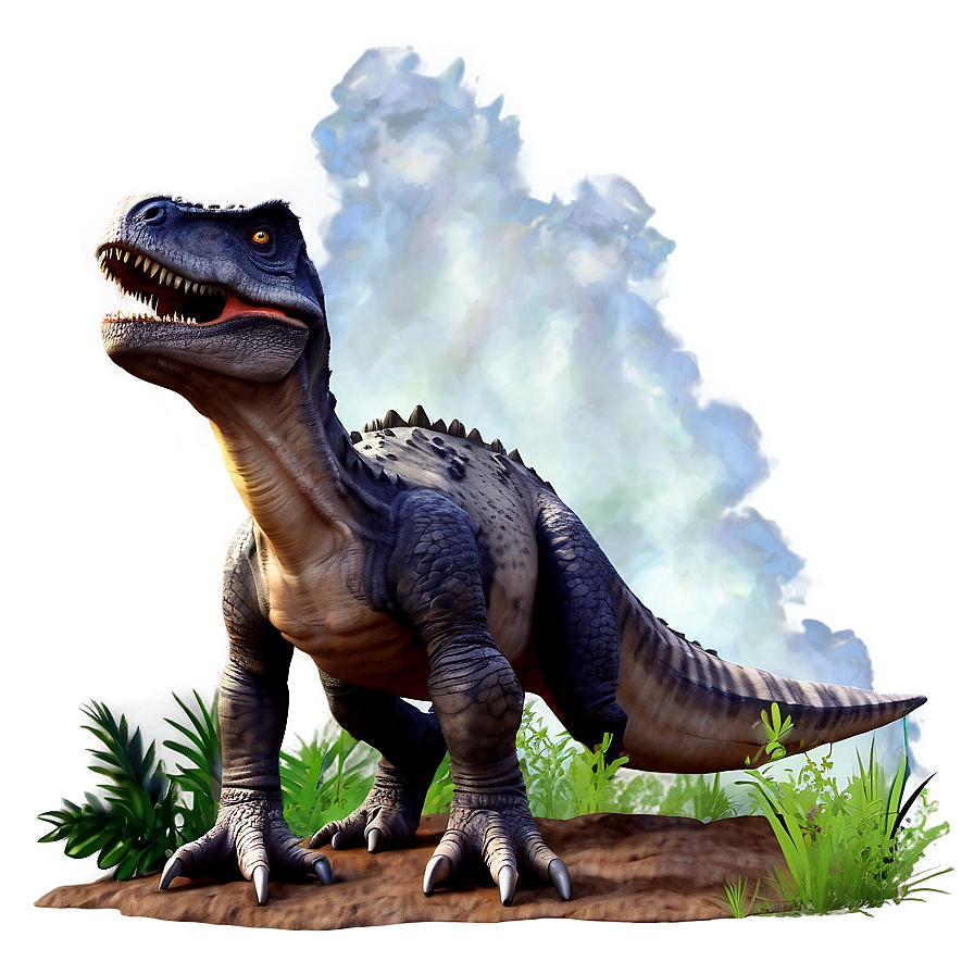 Dinosaur And Volcano Png 87 PNG Image