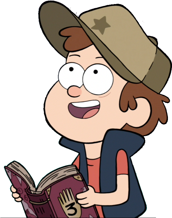 Dipper Reading Journal3 Gravity Falls PNG Image