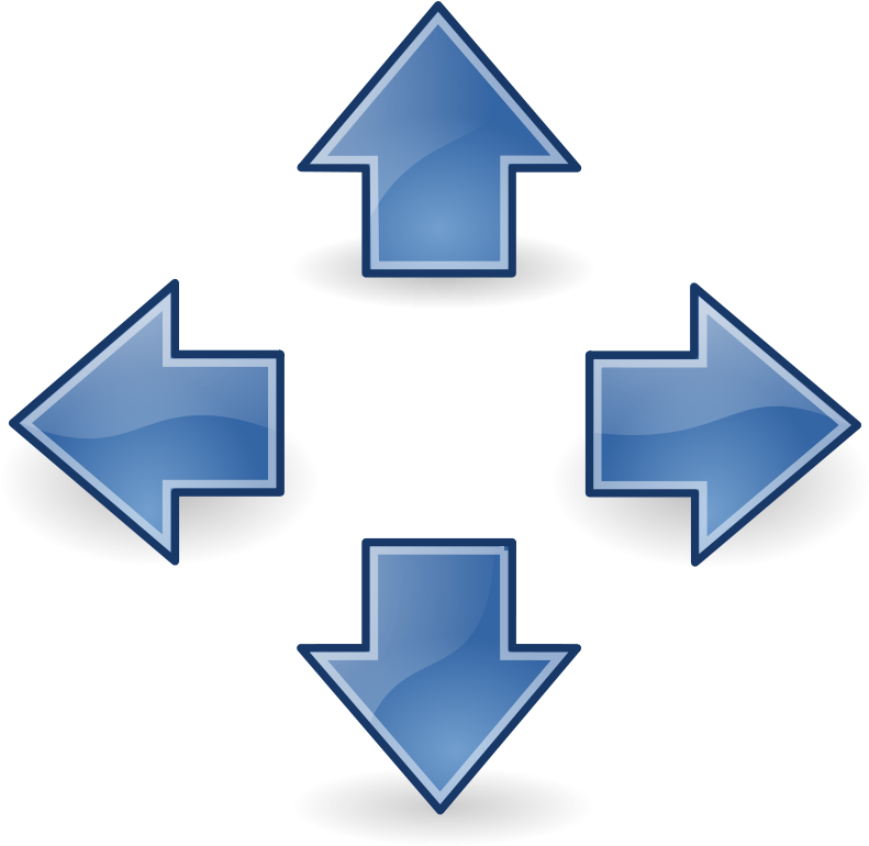 Directional Arrows Graphic PNG Image