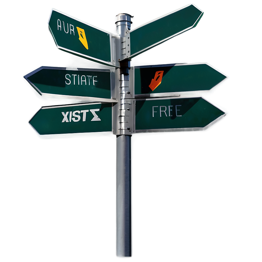 Directional Street Signs Png Ubh80 PNG Image