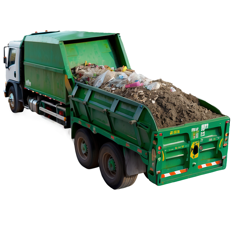 Dirty Garbage Truck Png 06202024 PNG Image