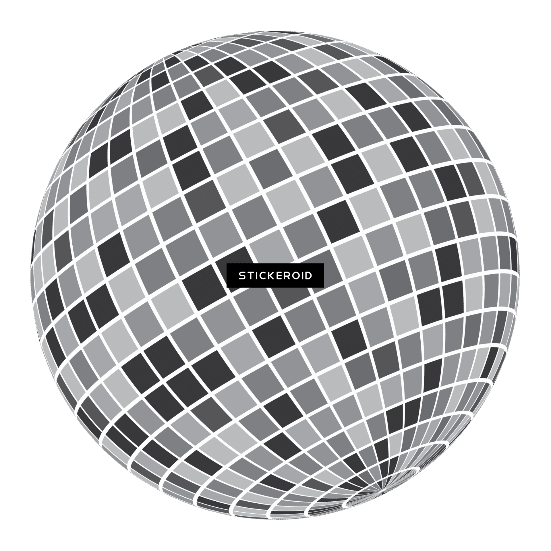 Disco Ball Illustration PNG Image