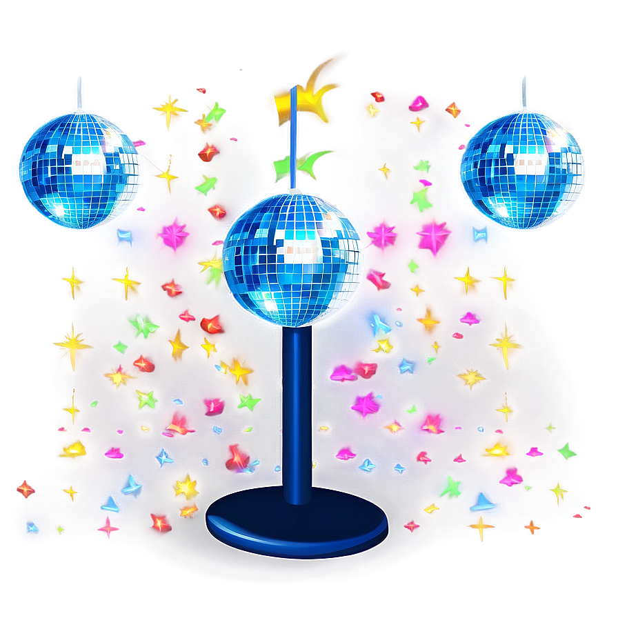 Disco Ball Sparkle Fiesta.png PNG Image