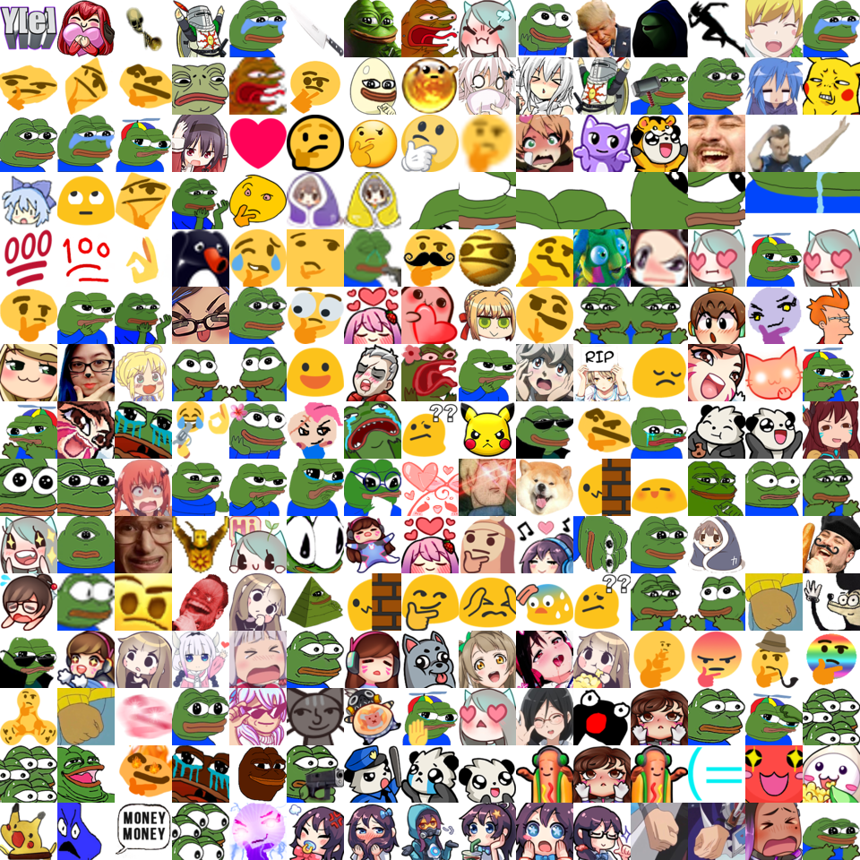 Discord_ Emoji_ Collage_768x768 PNG Image