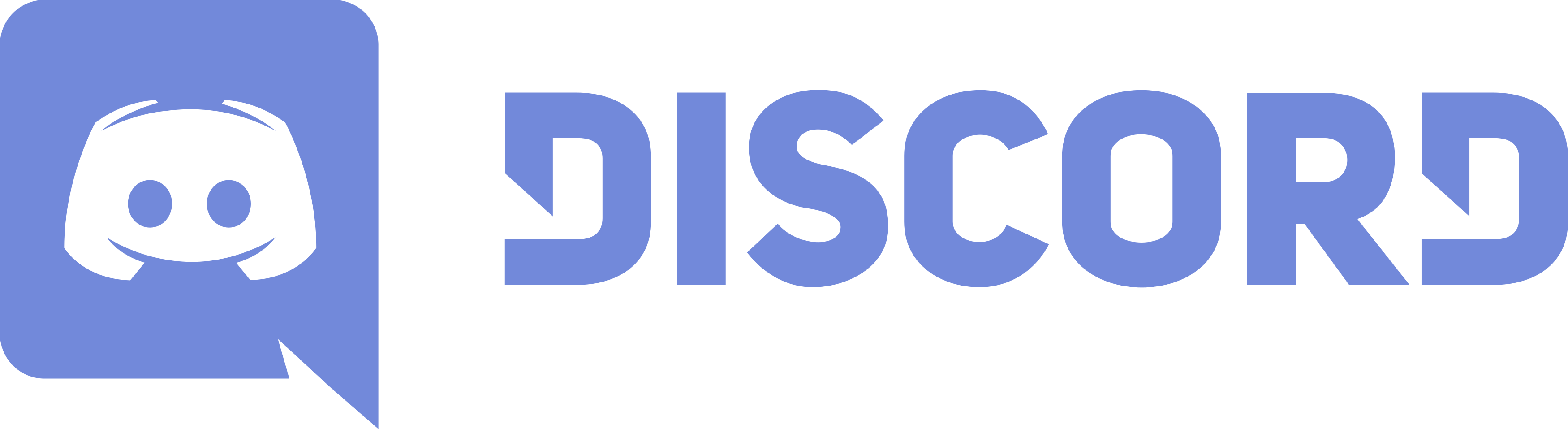 Discord Logo Blue Background PNG Image