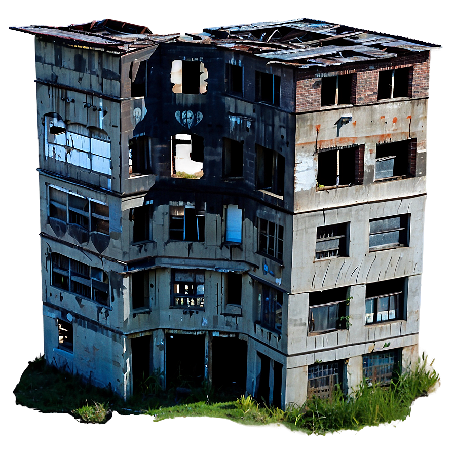 Disintegrated Building Png Gjh31 PNG Image