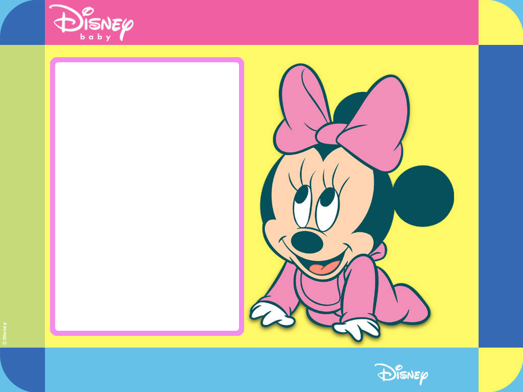 Disney Baby Minnie Frame PNG Image