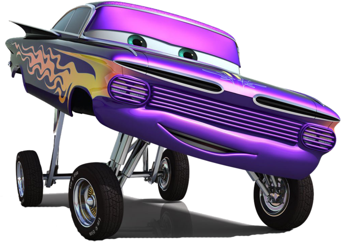 Disney Cars Ramone Purple Custom Paint Job PNG Image