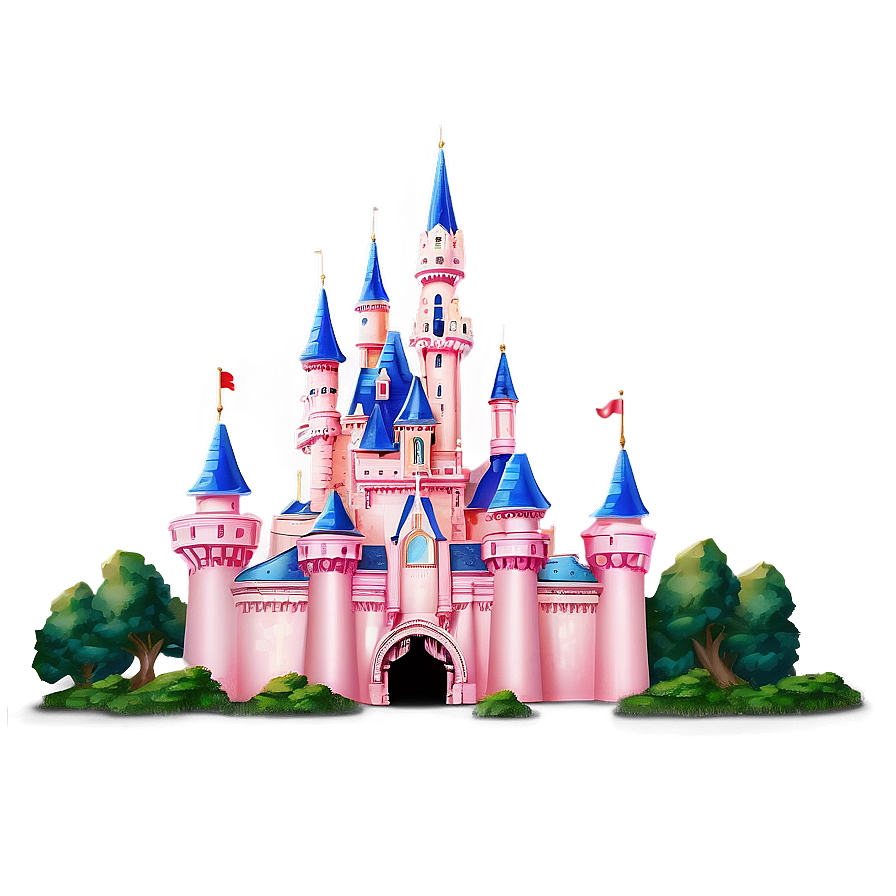 Disney Castle At Dawn Png 05242024 PNG Image