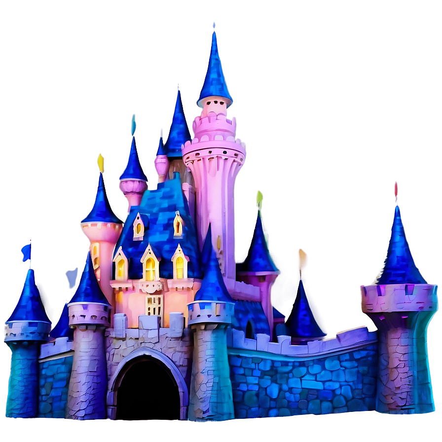 Disney Castle At Twilight Png 05242024 PNG Image