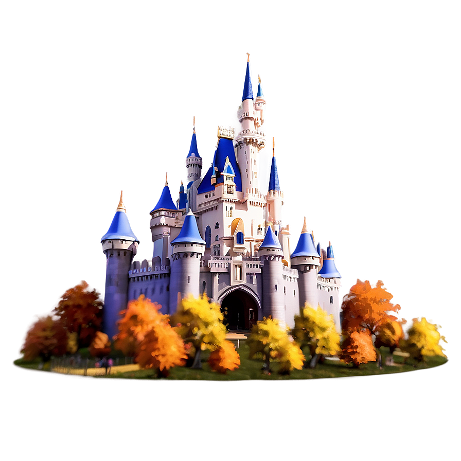 Disney Castle In Autumn Png Xnl79 PNG Image