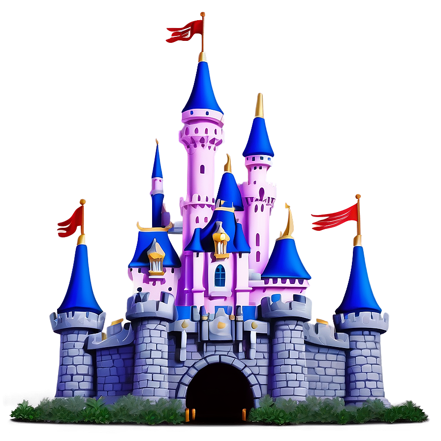 Disney Castle Theme Park Entrance Png Vhn77 PNG Image