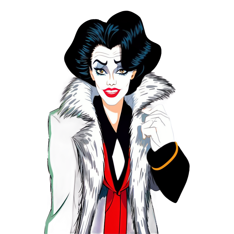 Disney Cruella De Vil Png Qpn31 PNG Image