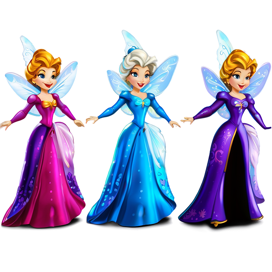 Disney Fairy Godmother Png Awj PNG Image