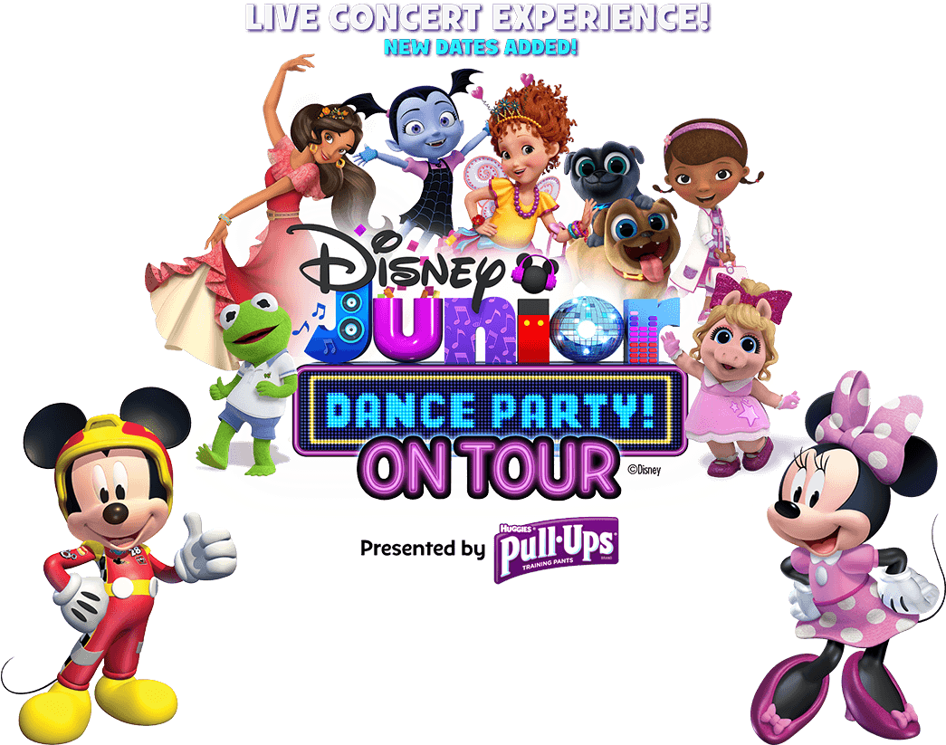 Disney Junior Dance Party On Tour Poster PNG Image