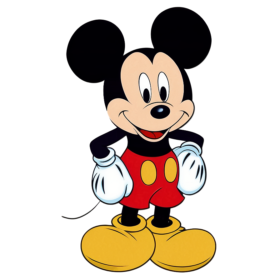 Disney Mickey Mouse Outline Png Kiv75 PNG Image