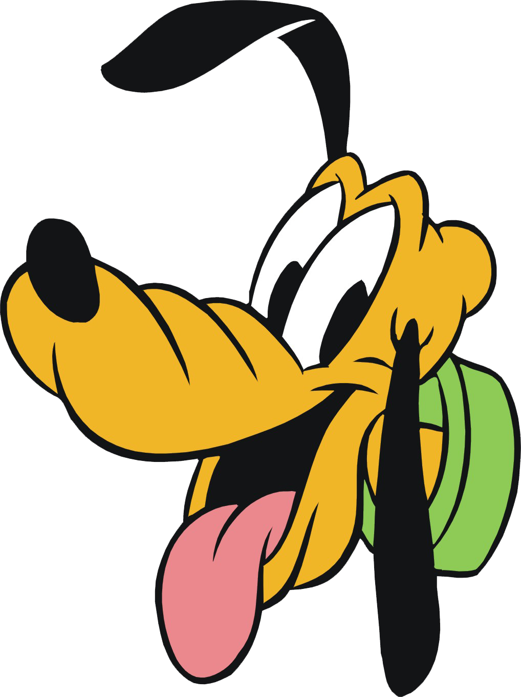 Disney Pluto Classic Pose PNG Image